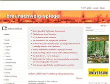 Tablet Screenshot of braunschweig-spiegel.de